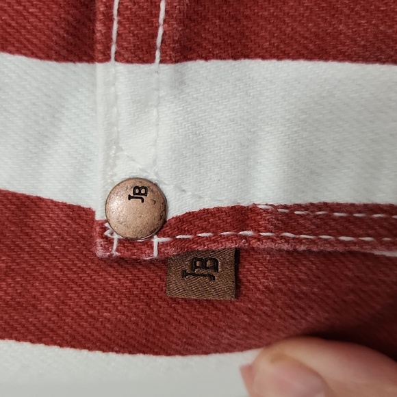 Judy Blue High Rise Americana Jean Shorts Size 1XL - Picture 3 of 14